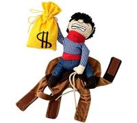 Lustiges Hundekostüm | Cowboy Sattel Geldbeutel Halloween