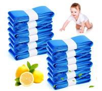 LustLocke Lot de 12 recharges pour poubelle à couches, compatibles avec Tommee Tippee, Angelcare, LitterLocker, Spross, Littycat, excellente étanchéité et ténacité