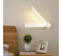 Lustre 330° Appliques murales rectangulaires rotatives pour intérieur 7 W Lanterne Murale Moderne à LED Lampe astigmatisme Applique Murale Simple pour Salon Chambre Lustre