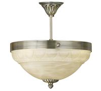 Lustre Ø37 Cm Champagne Style Art Nouveau Suspension Lampe Intérieure Salon