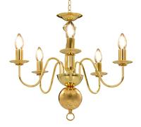 Lustre 5 Ampoules Lampe Suspendue Lustre Luminaire Eclairage Salon vidaXL