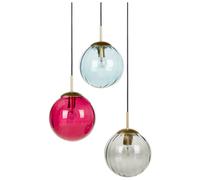Lustre à 3 Emplacements d'Ampoule en Métal Multicolore Elégant Kangaroo