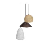 Lustre à 3 lumières multicolore ENDRICK