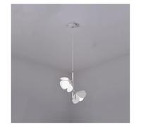 Lustre à Fleurs d'art Moderne, Lampe de Chambre à Coucher, Lustre de Salon, luminaires décoratifs, éclairage Moderne(White,2heads)