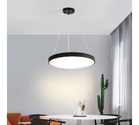 Lustre à intensité variable for salle à manger de l'Europe du Nord 1, LED de forme ronde, personnalité, créativité, salon, chambre à coucher, bureau, lampes suspendues,style minimaliste