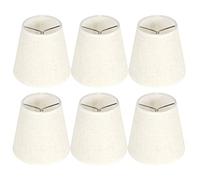 Lustre Abat-Jour Applique Abat-Jour Moderne Petit Abat-Jour Ensemble De 6, Qui Se Clipse Sur Les Abat-Jour De Cloche De L'ampoule Pour Le Remplacement De La Suspension De Lustre Au Sol