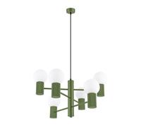 Sollux Lighting Halo lampe suspendue 6x8 W vert SL.1832