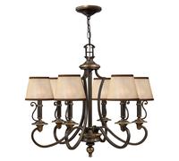 Lustre Anabell 9 Crème 6xE14 Ø71Cm Réglable Rustique Lampe Salon
