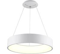 Lustre annulaire LED Tri-Ton Lumière Métal Acrylique Plafonnier Lampe Suspendue Personnalité - Décoration de Salle à Manger Lanterne Suspendue Salon Chambre,Lustre Plafonnier Suspension