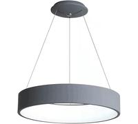 Lustre annulaire LED Tri-Ton Lumière Métal Acrylique Plafonnier Lampe Suspendue Personnalité - Décoration de Salle à Manger Lanterne Suspendue Salon Chambre,Lustre Plafonnier Suspension