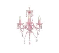 vidaXL Lustre avec Perles Rond Lampe Suspendue Plafonnier Luminaire Eclairage Intérieur Salon Salle de Séjour Chambre à 281598