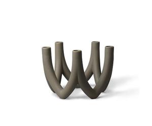 Lustre Chandelier à 5 Branches en Pierre Foncée de La Collection Ro