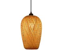 Lustre combiné, Panier, luminaire Suspendu, Osier, rotin, Lanterne tissée à la Main, Abat-Jour Beige, luminaires Suspendus, Salon de thé, Salle à Manger, Bar, café