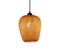 Lustre combiné, Panier, luminaire Suspendu, Osier, rotin, Lanterne tissée à la Main, Abat-Jour Beige, luminaires Suspendus, Salon de thé, Salle à Manger, Bar, café
