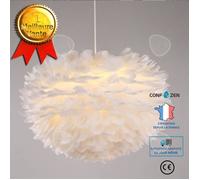 Lustre - CONFO - Rétractable - Plumes - Métal - Scandinave Moderne - 30x22 cm