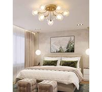 Lustre créatif Moderne, Suspension créative pour Chambre à Coucher, Boules de Verre à Bulles, Plafond de Restaurant, Minimaliste Moderne pour Salon, escalier Duplex, Art Nordique,