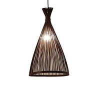 Lustre d'art Naturel, décoration de Salle à Manger, Suspension Vintage tissée à la Main, Style Chinois, Lampe Nordique en Osier Faite à la Main, Style Japonais, pour Salon, hôtel, B&B