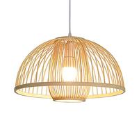 Lustre d'art tissé Lampe Industrielle rétro Produit Fait Main Abat-Jour en rotin Lampe plafonnier Abat-Jour en Osier Lanterne pour Cuisine Salon Salle à Manger