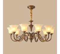 Lustre de Ferme en Laiton, plafonnier, éclairage de Luxe, Lustre élégant, éclairage intérieur, Salle à Manger, Design Classique, éclairage de décoration d'intérieur, Lustre Tout en cuivre de Style