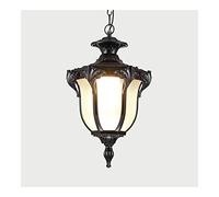 Lustre de Jardin, Éclairage D'Extérieur Rustique, Étanche, Réglable, Style Américain, Idéal Pour Un Jardin, Un Couloir Ou Un Pavillon./Noir/31 * 50Cm