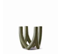 Lustre de La Collection Ro N° 56, Bougeoir à 4 Bras, Vert Olive