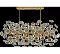 Lustre de luxe style salon Chambre moderne Lampe or