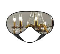 Lustre de salle de bal imprimé confortable masque pour les yeux couverture complète léger hommes femmes plein air voyage relaxation