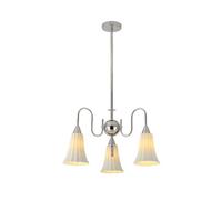 Lustre de Salon en céramique française, Lustre de Restaurant rétro, Suspension en céramique, éclairage de Salle à Manger Vintage, Lustre de Ferme française,Chrome,3 têtes