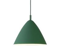 Lustre de style industriel, abat-jour en aluminium à personnalité créative, luminaire de plafond à culot E27, luminaire suspendu décoratif pour couloir, grange, réception (rose) (une couleur verte)
