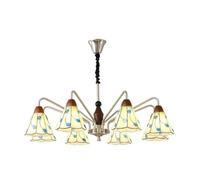 Lustre de style médiéval, plafonnier de salle à manger, plafonnier encastré de style rétro américain(8 heads)