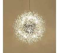 Lustre Décoratif En Cristal Pyrotechnique En Forme de Pissenlit Pour Salon, Salle À Manger, Chambre À Coucher, Cuisine/Argent/16