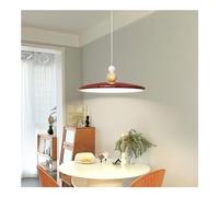 Lustre, décoration - Lampe à suspension tricolore en fer forgé, lampes suspendues colorées françaises compatibles avec la cuisine, la chambre à coucher, le couloir, l'éclairage LED crème (Rojo,