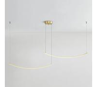 Lustre d'escalier Moderne en cuivre et Laiton brossé, luminaire Suspendu pour Salon, Salle à Manger, Cuisine, îlot Central, 8 lumières (10 lumières).