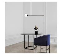 Lustre Design Astro Collection Post-Moderne rétro Minimaliste pour Bureau, Studio, Restaurant, Salon, Chambre à Coucher, Style Art déco (1 lumière, 110 x 90 cm)