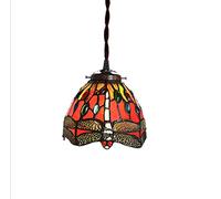 Lustre Durable, Lampe à Suspension de Conception en émail Jaune en Verre Peint à tête Unique de 7 Pouces, Lampe à Suspension créative de décoration d'hôtel de Salon de Restaurant E27 sans Source