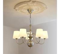 Lustre E27 Rétro Médiéval Post-Moderne, Suspension Simple pour Salon, Salle à Manger Ou Chambre, Décoration Intérieure, Lampe De Maison, Style Moderne White Light 5 Heads