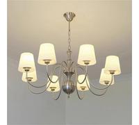 Lustre E27 Rétro Médiéval Post-Moderne, Suspension Simple pour Salon, Salle à Manger Ou Chambre, Décoration Intérieure, Lampe De Maison, Style Moderne 3 Color Changeable 6 Heads