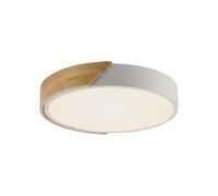 Lustre En Bois Ø32 Cm Blanc Naturel 24 W Chambre À Coucher