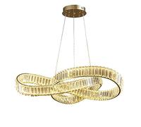 Lustre en Cristal d'art d'anneau de Luxe de lumière Moderne, Lampe en Cristal créative de Haute qualité, Lampes et lanternes de Hall Design, pour la lumière Principale du Hall de la Salle à