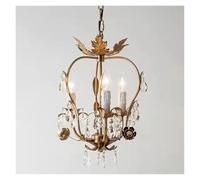 Lustre en Cristal de Fer américain pour Couloir, Chambre à Coucher, Restaurant, Bar, vestiaire, Lampe Suspendue, éclairage Moderne