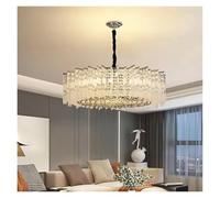 Lustre en Cristal de Luxe français pour Salon, éclairage de Salle à Manger postmoderne atmosphérique, éclairage de Chambre à Coucher de Villa, Luxe(50cm)