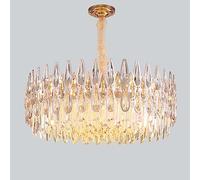 Lustre en Cristal de Luxe Moderne et léger E14, Lampe en Cristal créative de Haute qualité, pour Salon, Chambre à Coucher, Salle à Manger, Lampes et lanternes, 80 cm