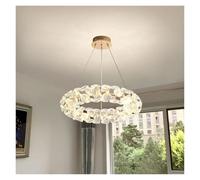 Lustre en Cristal français Lustre Circulaire de Luxe Lumière Principale de Salle de Restaurant Éclairage de décoration de Maison de Luxe Moderne, éclairage Moderne(60cm)