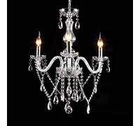 Lustre en Cristal K9 en Forme de Goutte d'eau, 8 lumières réglables, Style Vintage Classique, luminaire Suspendu pour Cuisine, Salle à Manger, Salon, lumière Claire, 3 lumières