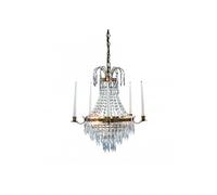 Lustre en cristal KRAGEHOLM antique 3 ampoules