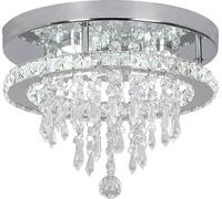 Lustre en cristal, source lumineuse LED, dimmable, utilisation polyvalente, X30, blanc froid
