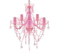 Lustre en Cristal Transparent Lampe Plafonnier Luminaire Salon Chambre vidaXL