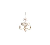 Lustre en métal blanc Saumur