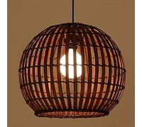 Lustre en rotin tissé, Suspension, éclairage de Plafond en rotin, Lampe Nordique en Osier Faite à la Main, Lampes de Balcon de Restaurant Japonais