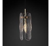 Lustre en Verre d'art en cuivre Complet, Lampe Suspendue à Une tête pour Salon, Chambre à Coucher, Bureau, Chevet, Petit Lustre créatif, Lampe à tête Unique, lustres Modernes, Lampes suspendues